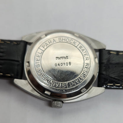 Vintage Original HMT Janata Hand Winding 17 Jewels Silver Face Men's Wrist Watch OG247