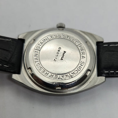 Vintage Original HMT Avinash Hand Winding 17 Jewels Silver Face Men's Wrist Watch OG248