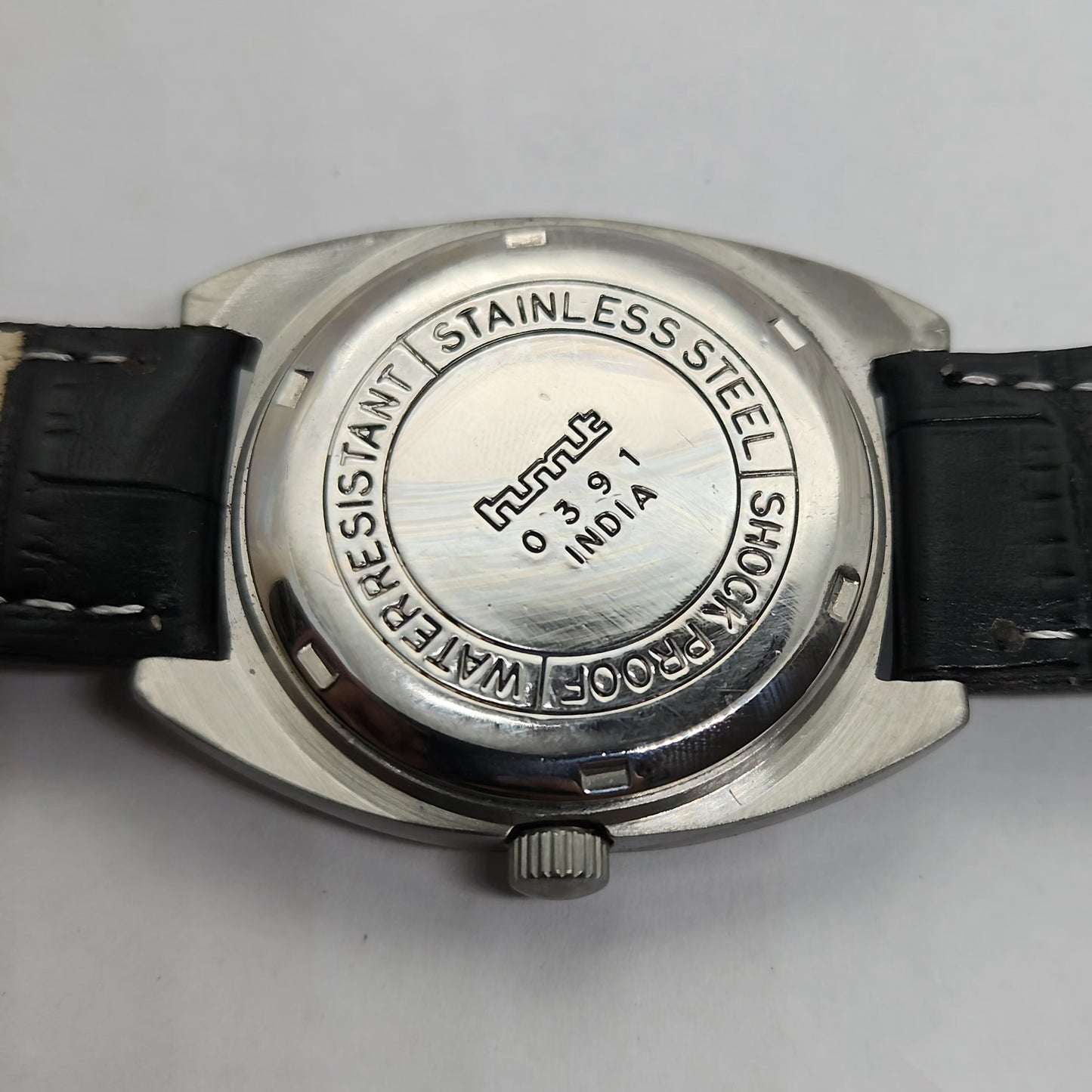 Vintage Original HMT Vijay Hand Winding 17 Jewels Gold Face Men's Wrist Watch OG250