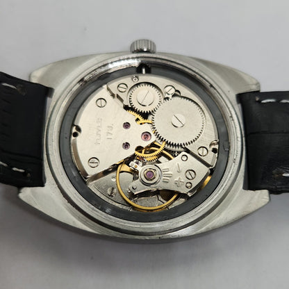 Vintage Original HMT Vijay Hand Winding 17 Jewels Gold Face Men's Wrist Watch OG250