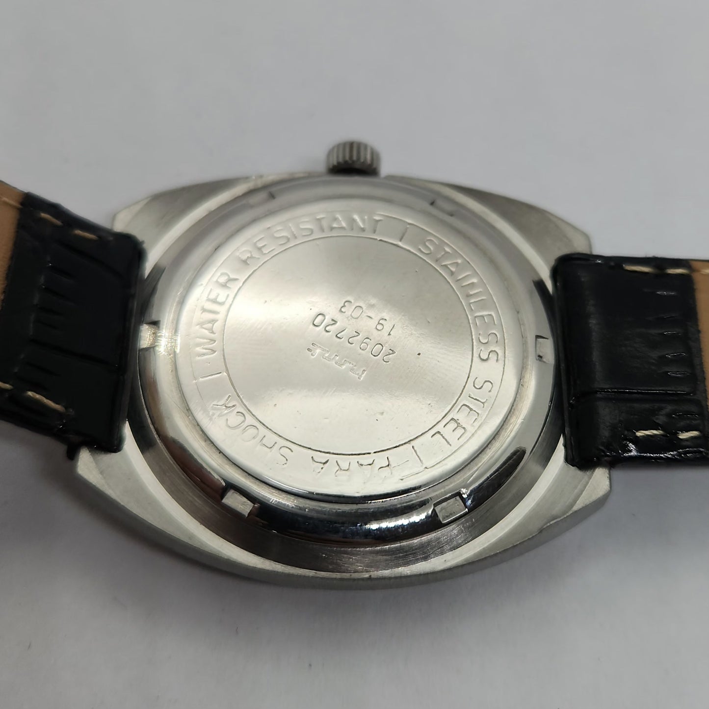 Vintage Original HMT Chethan Hand Winding 17 Jewels Gold Face Men's Wrist Watch OG252
