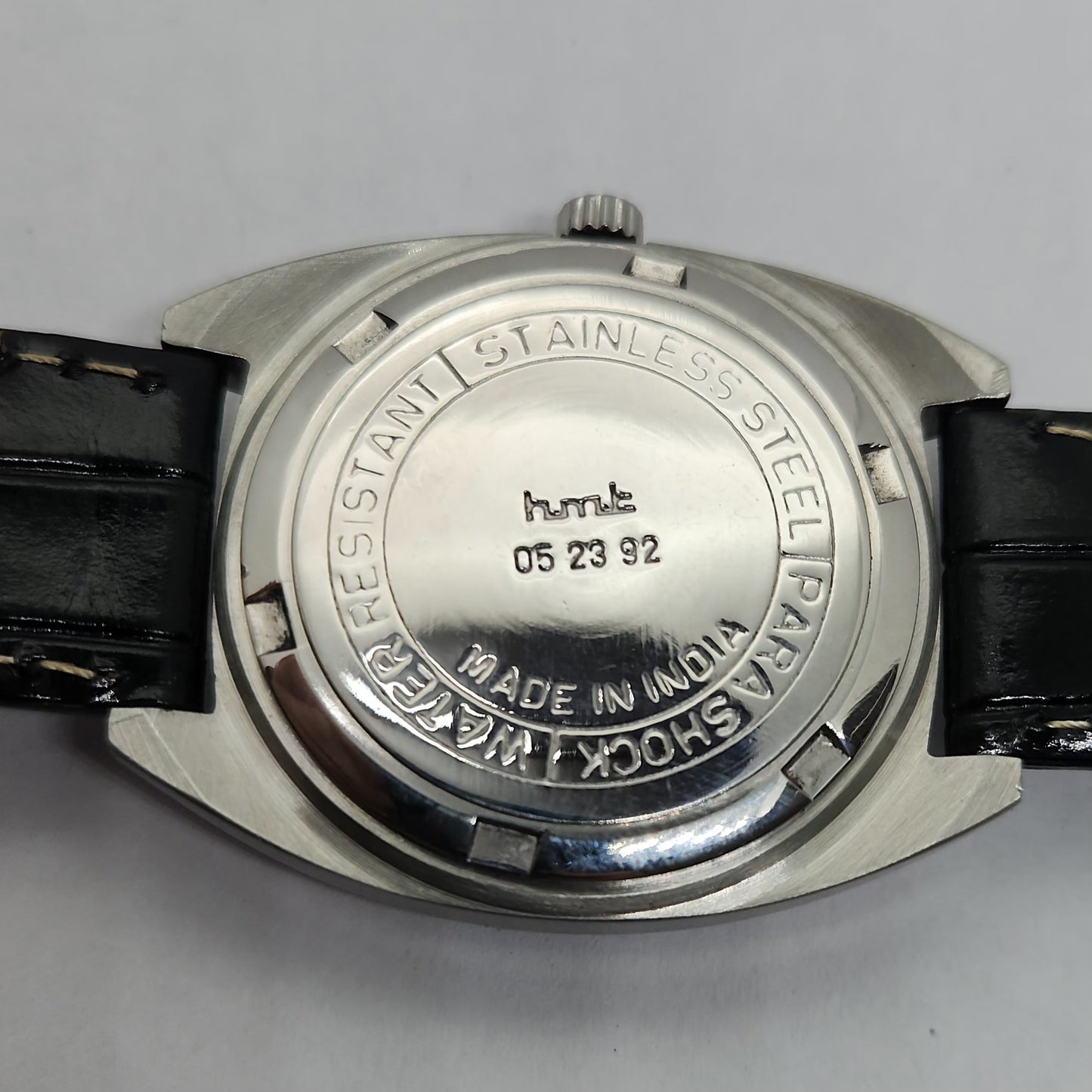 Vintage Original HMT Vijay Hand Winding 17 Jewels Grey Face Men's Wrist Watch OG253