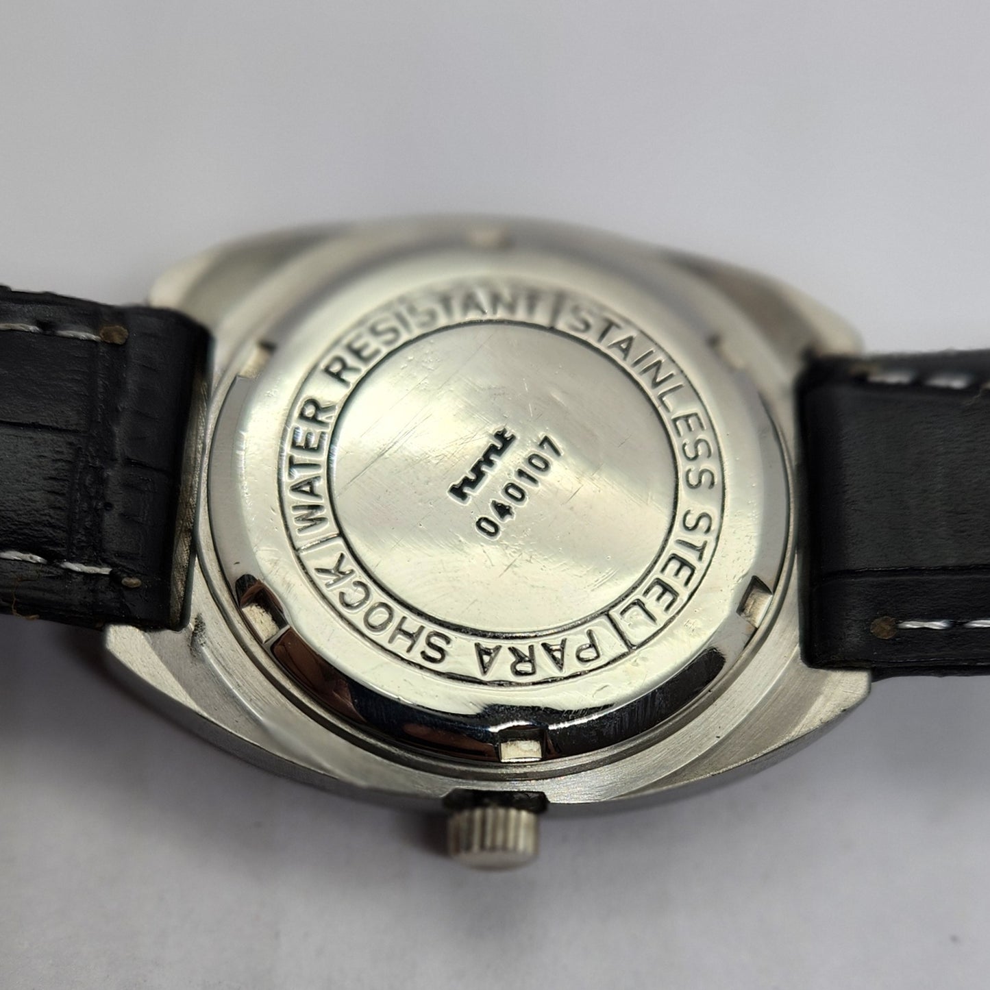 Vintage Original HMT Sarathi Hand Winding 17 Jewels Gold Face Men's Wrist Watch OG255