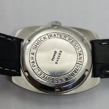 Vintage Original HMT Vijay Hand Winding 17 Jewels Silver Face Men's Wrist Watch OG257