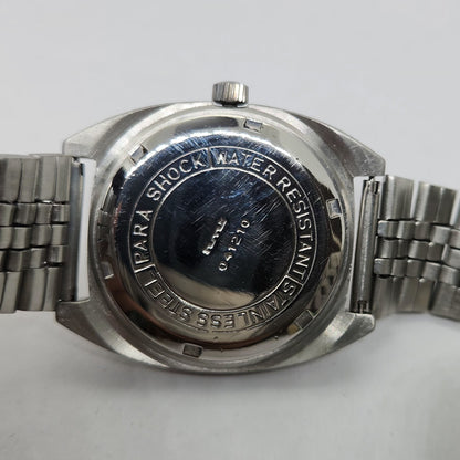 Vintage Original HMT Vijay Hand Winding 17 Jewels Gold Face Men's Wrist Watch OG263