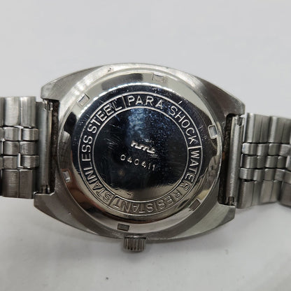 Vintage Original HMT Chethan Hand Winding 17 Jewels Gold Face Men's Wrist Watch OG267