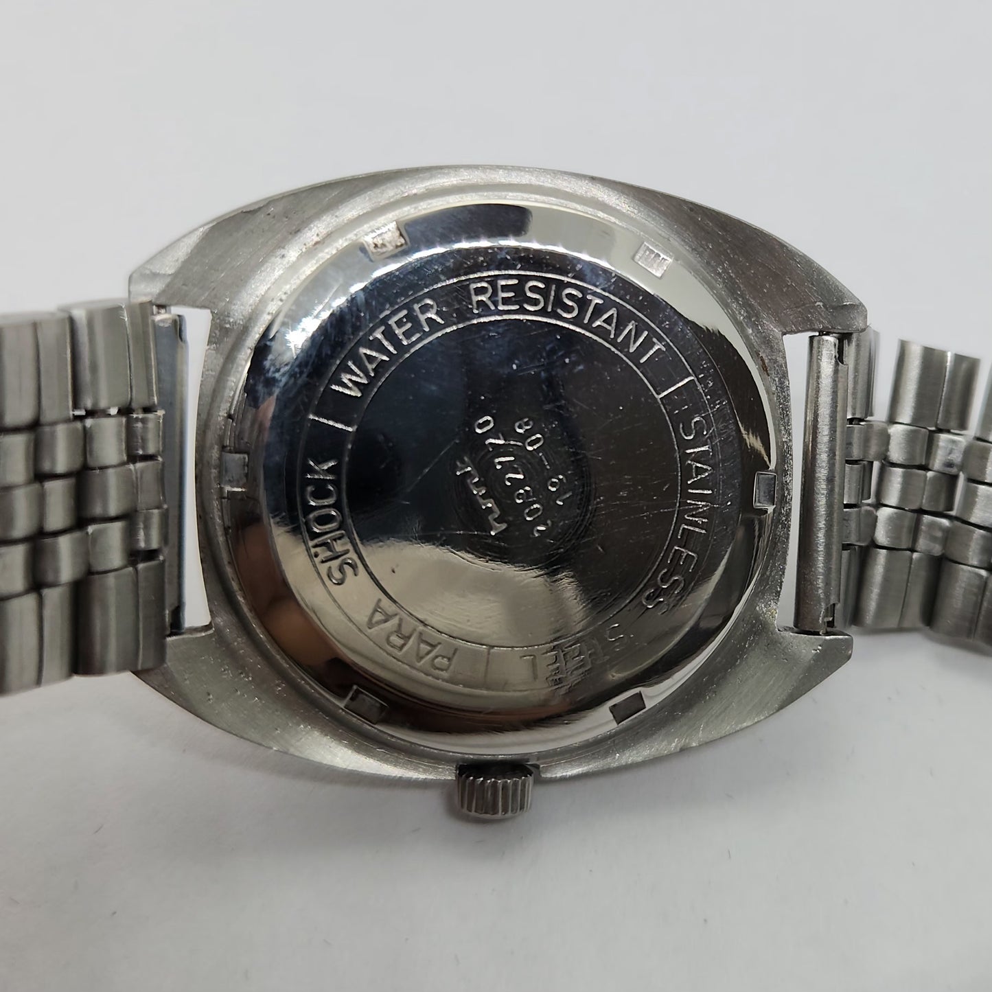 Vintage Original HMT Kohinoor Hand Winding 17 Jewels Silver Face Men's Wrist Watch OG268