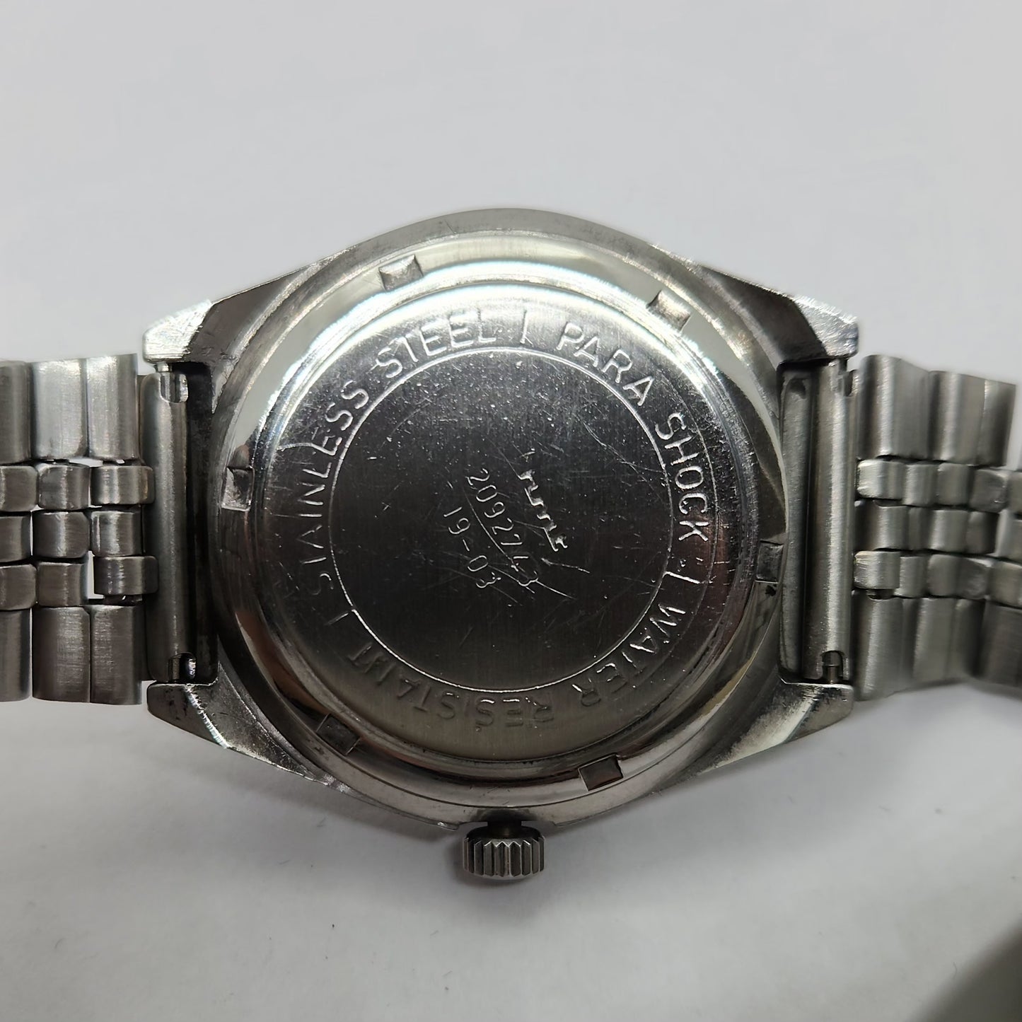 Vintage Original HMT Rohit Hand Winding 17 Jewels Black Face Men's Wrist Watch OG269