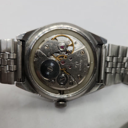 Vintage Original HMT Rohit Hand Winding 17 Jewels Black Face Men's Wrist Watch OG269