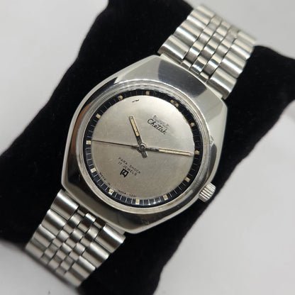 Vintage Original HMT Chetak Hand Winding 17 Jewels Silver Face Men's Wrist Watch OG272