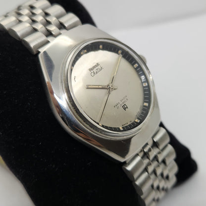 Vintage Original HMT Chetak Hand Winding 17 Jewels Silver Face Men's Wrist Watch OG272