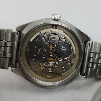 Vintage Original HMT Chetak Hand Winding 17 Jewels Silver Face Men's Wrist Watch OG272