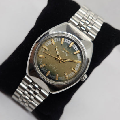 Vintage Original HMT Chirag Hand Winding 17 Jewels Gold Face Men's Wrist Watch OG277