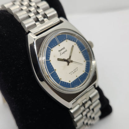 Vintage Original HMT Deepak Hand Winding 17 Jewels White Face Men's Wrist Watch OG278