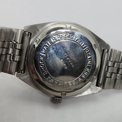 Vintage Original HMT Shreyas Hand Winding 17 Jewels Silver Face Men's Wrist Watch OG279