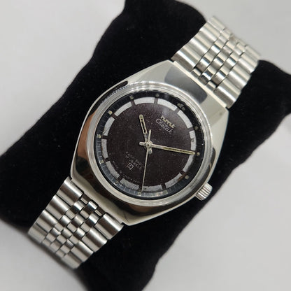 Vintage Original HMT Chetak Hand Winding 17 Jewels Brown Face Men's Wrist Watch OG280