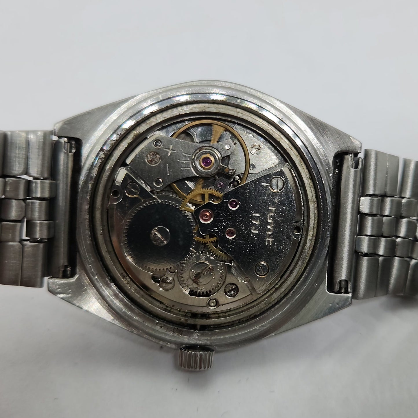 Vintage Original HMT Chetak Hand Winding 17 Jewels Brown Face Men's Wrist Watch OG280