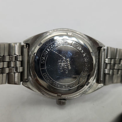 Vintage Original HMT Akarsh Hand Winding 17 Jewels Off White Face Men's Wrist Watch OG281