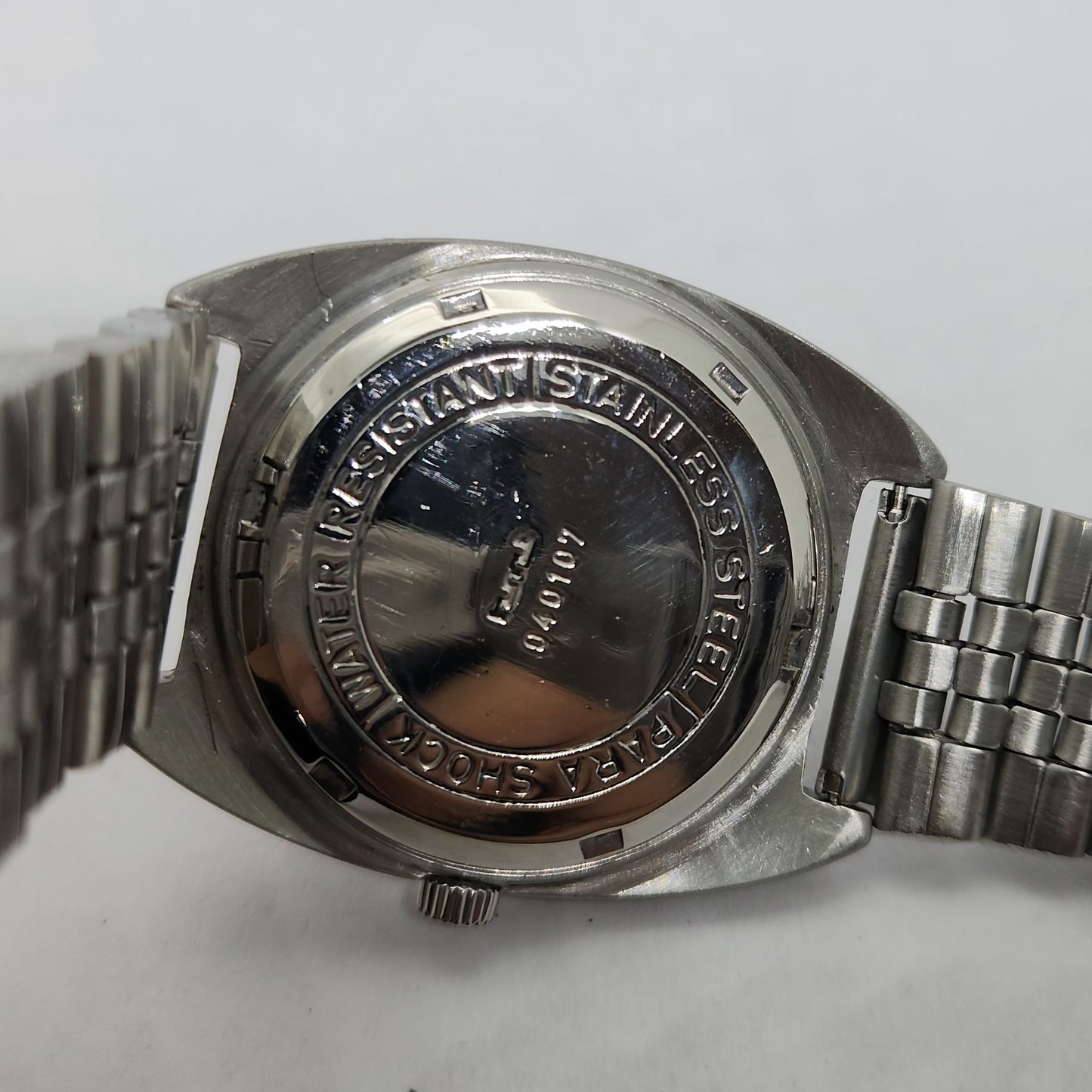 Vintage Original HMT Avinash Hand Winding 17 Jewels Blue Face Men's Wrist Watch OG283