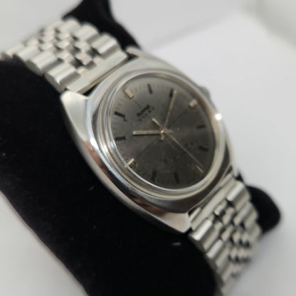 Vintage Original HMT Vijay Hand Winding 17 Jewels Black Face Men's Wrist Watch OG286