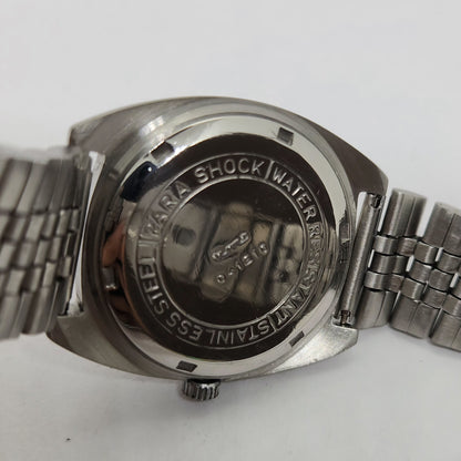 Vintage Original HMT Vijay Hand Winding 17 Jewels Black Face Men's Wrist Watch OG286