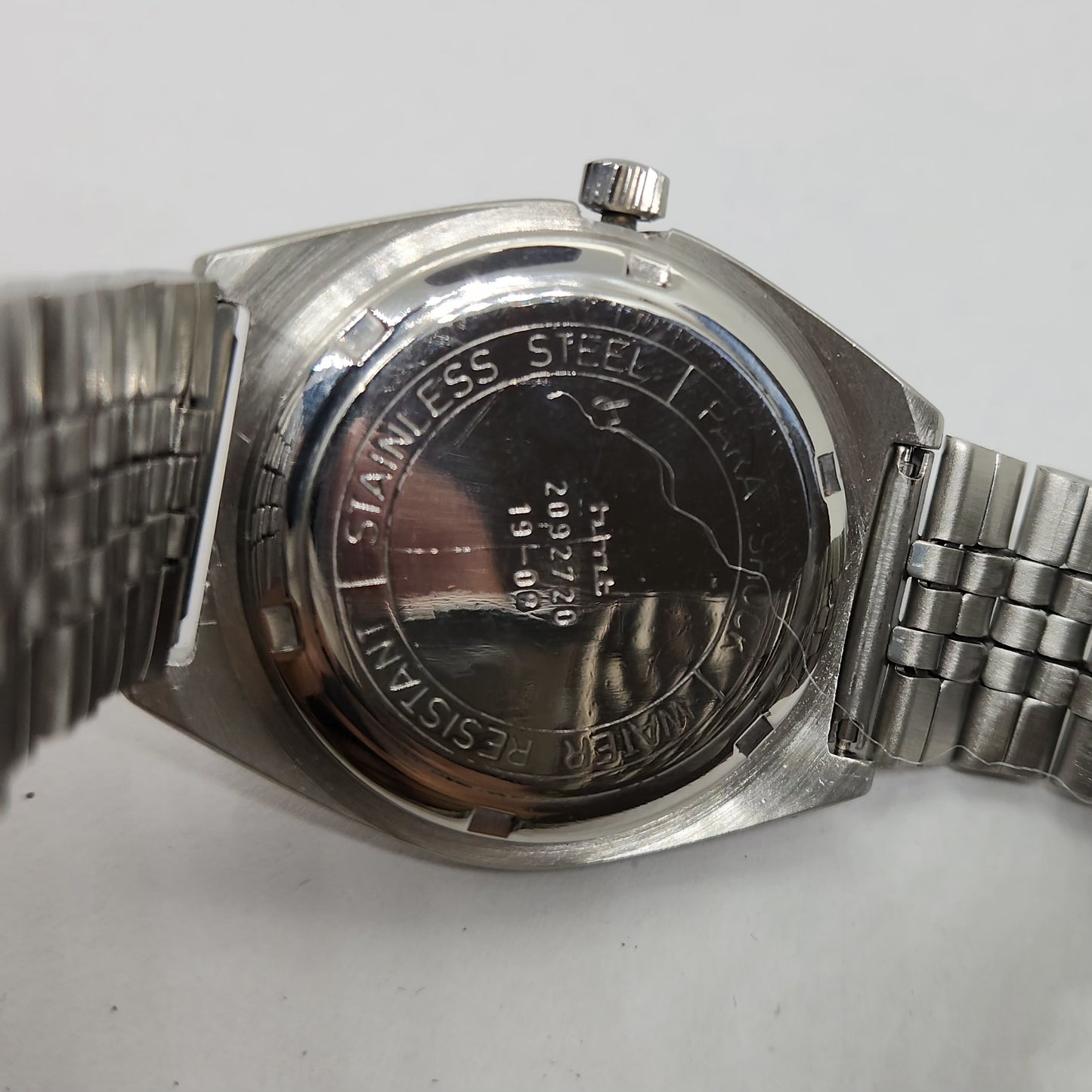 Vintage Original HMT Sandeep Hand Winding 17 Jewels Black Face Men's Wrist Watch OG288