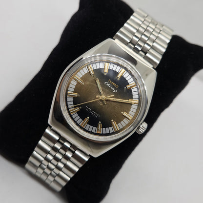Vintage Original HMT Chirag Hand Winding 17 Jewels Brown Face Men's Wrist Watch OG289
