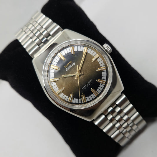 Vintage Original HMT Chirag Hand Winding 17 Jewels Brown Face Men's Wrist Watch OG289