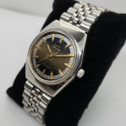 Vintage Original HMT Chirag Hand Winding 17 Jewels Brown Face Men's Wrist Watch OG289