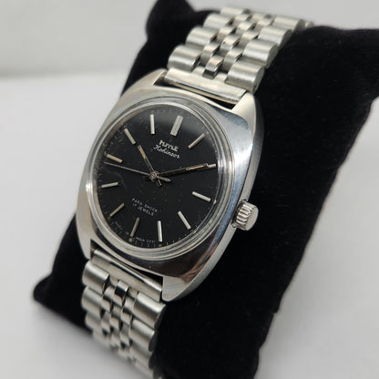 Vintage Original HMT Kohinoor Hand Winding 17 Jewels black Face Men's Wrist Watch OG293