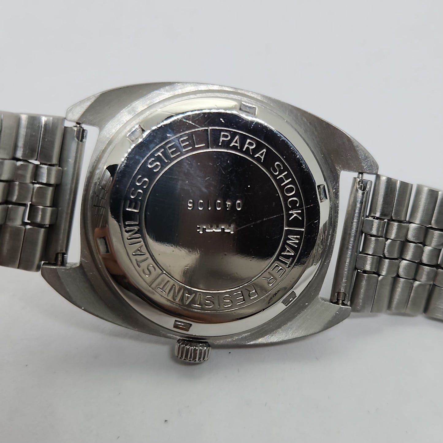 Vintage Original HMT Kohinoor Hand Winding 17 Jewels black Face Men's Wrist Watch OG293