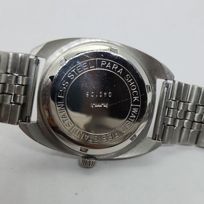 Vintage Original HMT Kohinoor Hand Winding 17 Jewels black Face Men's Wrist Watch OG293