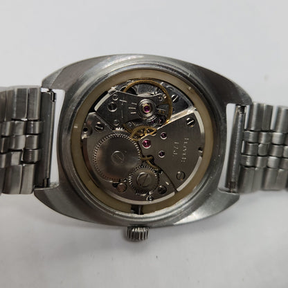 Vintage Original HMT Kohinoor Hand Winding 17 Jewels black Face Men's Wrist Watch OG293