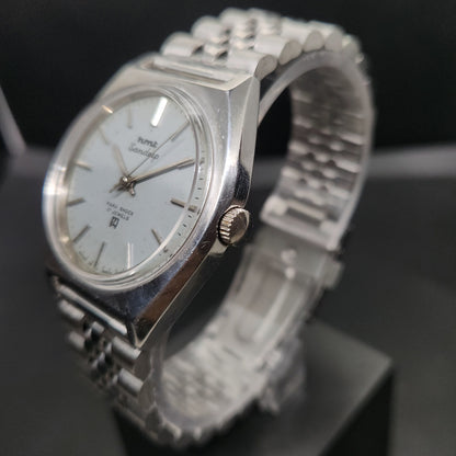Vintage Original HMT Sandeep Hand Winding 17 Jewels Grey Face Men's Wrist Watch OG297