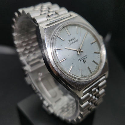 Vintage Original HMT Sandeep Hand Winding 17 Jewels Grey Face Men's Wrist Watch OG297