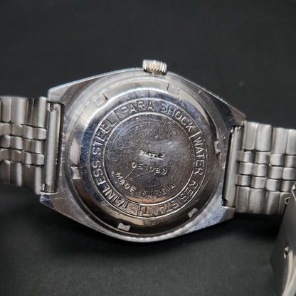 Vintage Original HMT Sandeep Hand Winding 17 Jewels Grey Face Men's Wrist Watch OG297