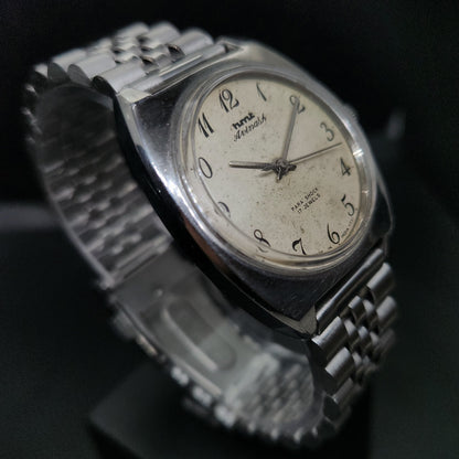 Vintage Original HMT Avinash Hand Winding 17 Jewels Cream Face Men's Wrist Watch OG298