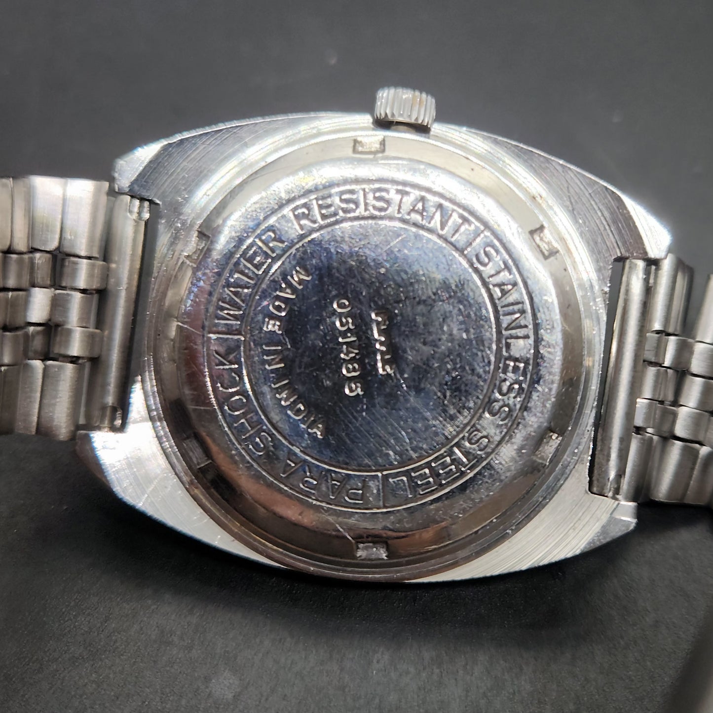 Vintage Original HMT Avinash Hand Winding 17 Jewels Cream Face Men's Wrist Watch OG298