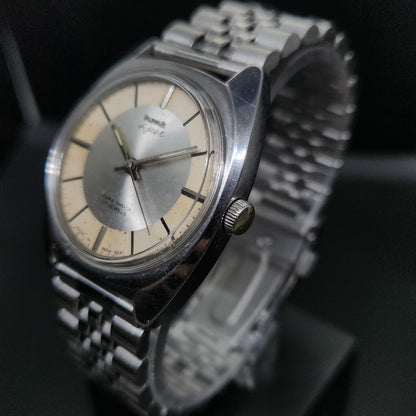 Vintage Original HMT Ajeet Hand Winding 17 Jewels Silver Face Men's Wrist Watch OG299