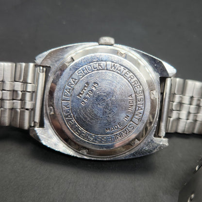 Vintage Original HMT Ajeet Hand Winding 17 Jewels Silver Face Men's Wrist Watch OG299