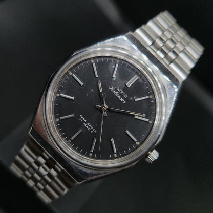 Vintage Original HMT Kohinoor Hand Winding 17 Jewels Blue Face Men's Wrist Watch OG2300