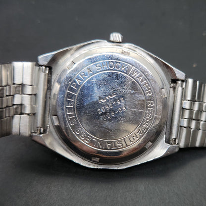 Vintage Original HMT Kohinoor Hand Winding 17 Jewels Blue Face Men's Wrist Watch OG2300