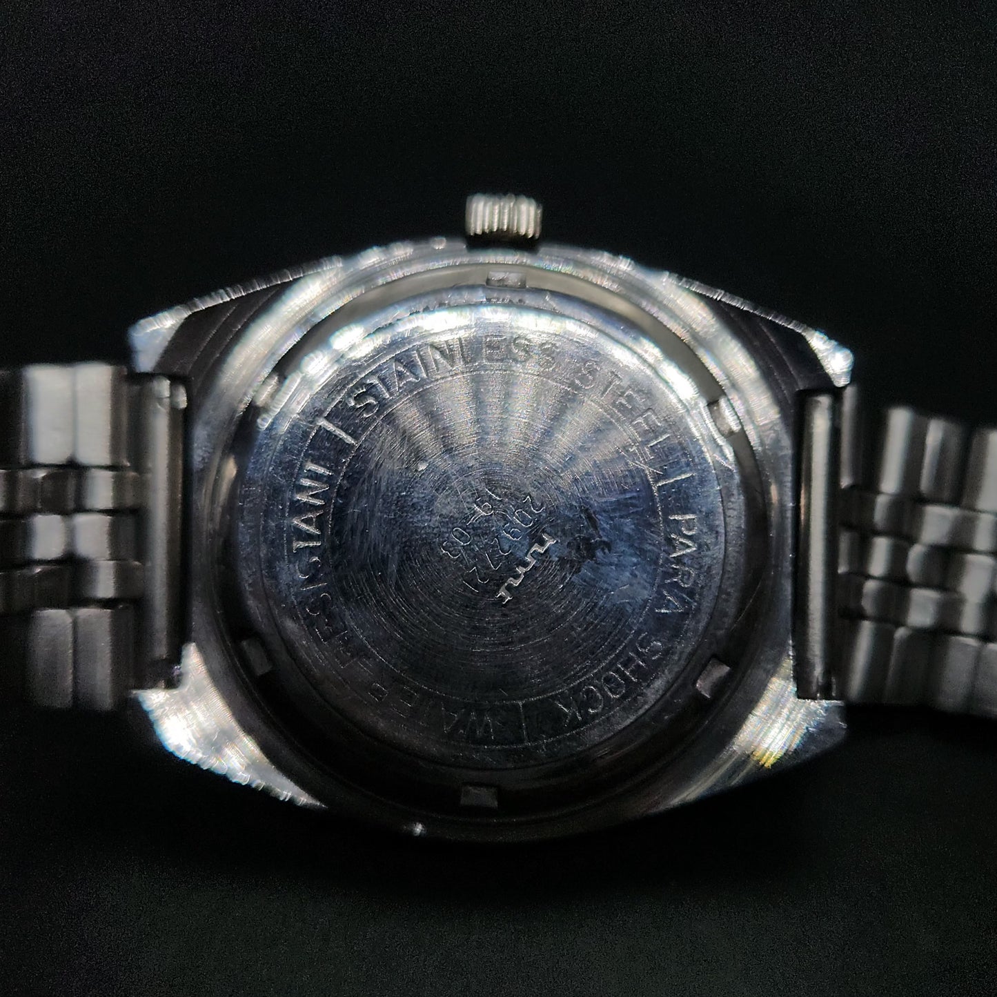 Vintage Original HMT Avinash Hand Winding 17 Jewels Silver Face Men's Wrist Watch OG301