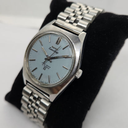Vintage Original HMT Sandeep Hand Winding 17 Jewels Grey Face Men's Wrist Watch OG304