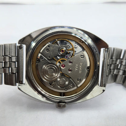 Vintage Original HMT Kohinoor Hand Winding 17 Jewels Off White Face Men's Wrist Watch OG305
