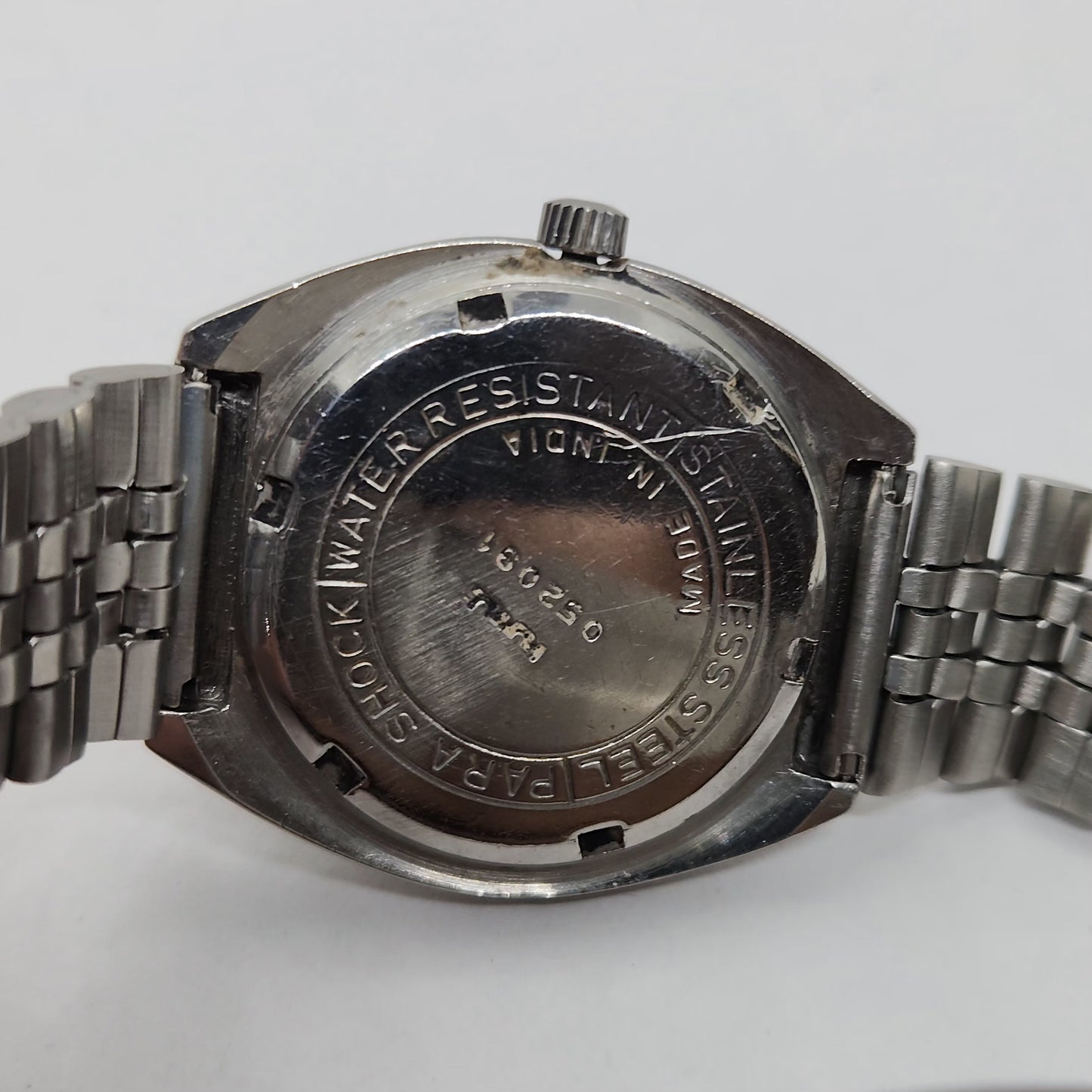 Vintage Original HMT Chetak Hand Winding 17 Jewels Grey Face Men's Wrist Watch OG306