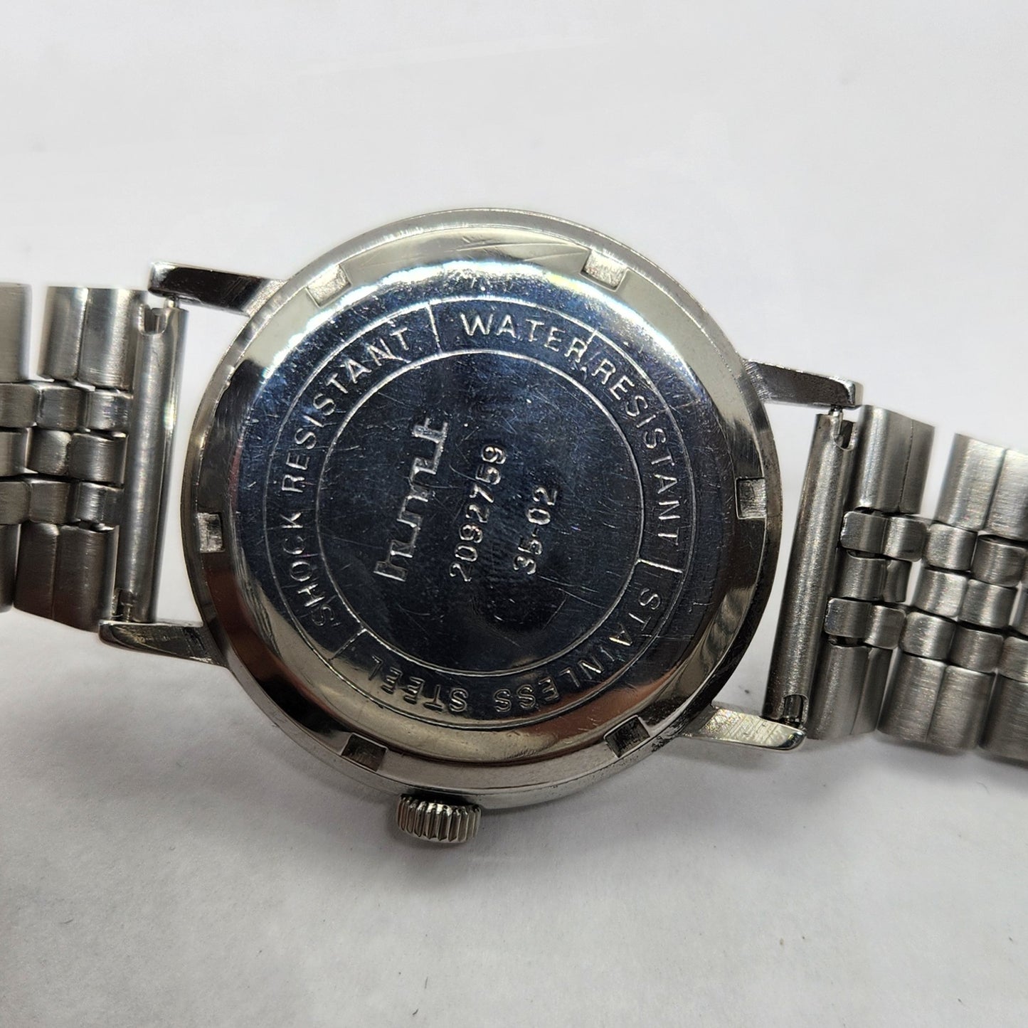 Vintage Original HMT Avinash Hand Winding 17 Jewels Blue Face Men's Wrist Watch OG307