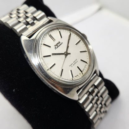 Vintage Original HMT Kohinoor Hand Winding 17 Jewels White Face Men's Wrist Watch OG310