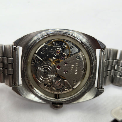 Vintage Original HMT Kohinoor Hand Winding 17 Jewels White Face Men's Wrist Watch OG310