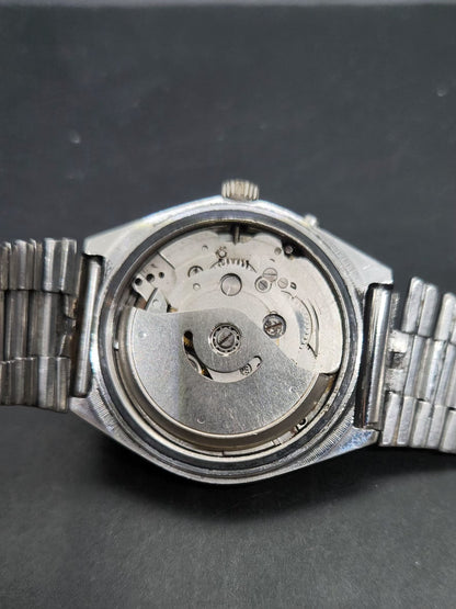 Vintage Ricoh R31 Automatic Green Face New Bracelet 21 Jewels Day-Date Men's Wrist Watch AS40